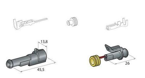 Connettori Stagni 1 Polo - FRL-B90531 - 3660343095315