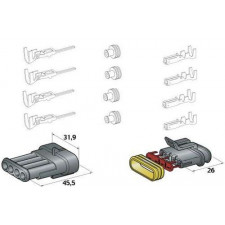 Connecteurs étanches 4 voies type Superseal