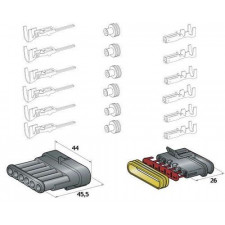 Connecteurs étanches 6 voies type Superseal