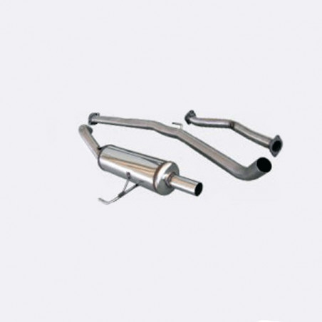 Inoxcar Stainless Steel Group N Pipe Outer Diameter 70mm Renault Clio II RS Phase 1