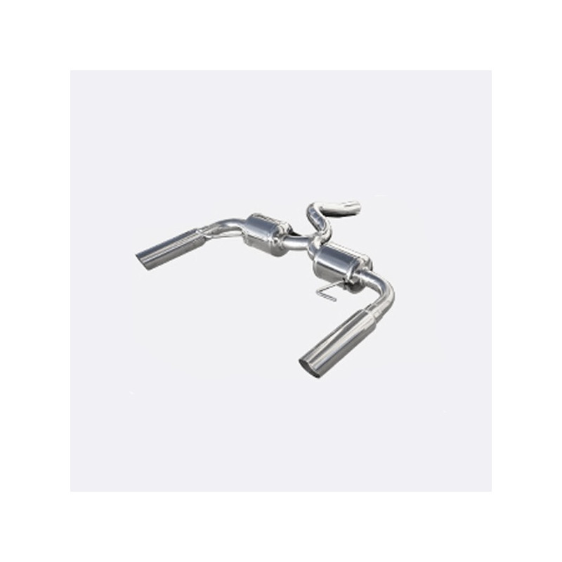Klemmen / Demper Inoxcar Inox Renault Clio 3 RS Na 2006 Sortie 1x80mm Racing Droit + Gauche - IC-RECL3080 - RECL.30.80 - 3661768443576