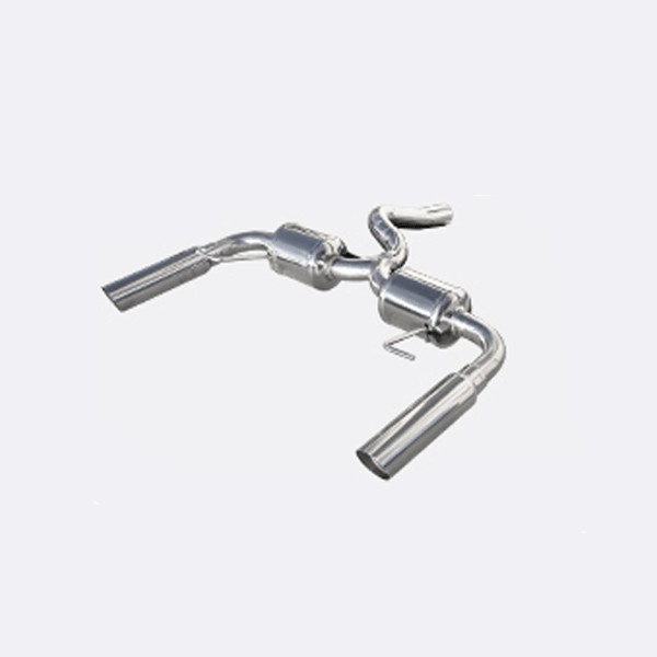 Inoxcar Stainless Steel Rear Exhaust / Muffler Renault Clio 3 RS After 2006 Outlet 1x80mm Racing Right + Left - IC-RECL3080 - RECL.30.80 - 3661768443576