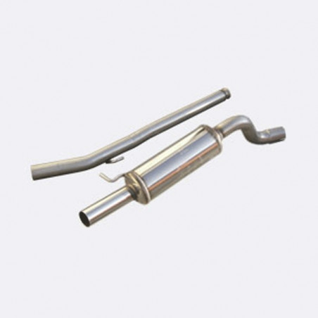 Ligne Groupe N Inoxcar Inox Diamètre Extérieur Tube 63.5mm Renault Twingo RS 1.6 16S