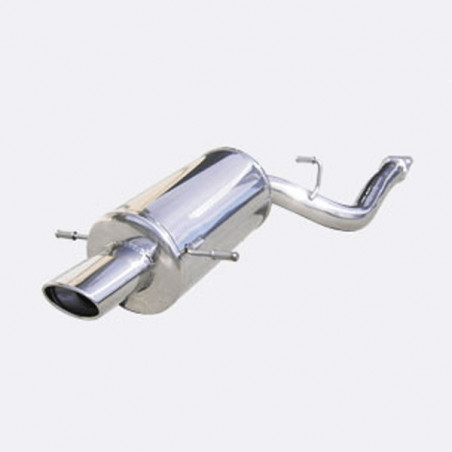 Scarico / Silenziatore Inoxcar Inox Subaru Impreza WRX Dopo 2001 Uscita 120x80mm