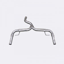 Klemmen / Geluiddemper Inoxcar Inox Renault Clio 3 RS Na 2006 zonder Geluiddemper Uitlaat 1x80mm