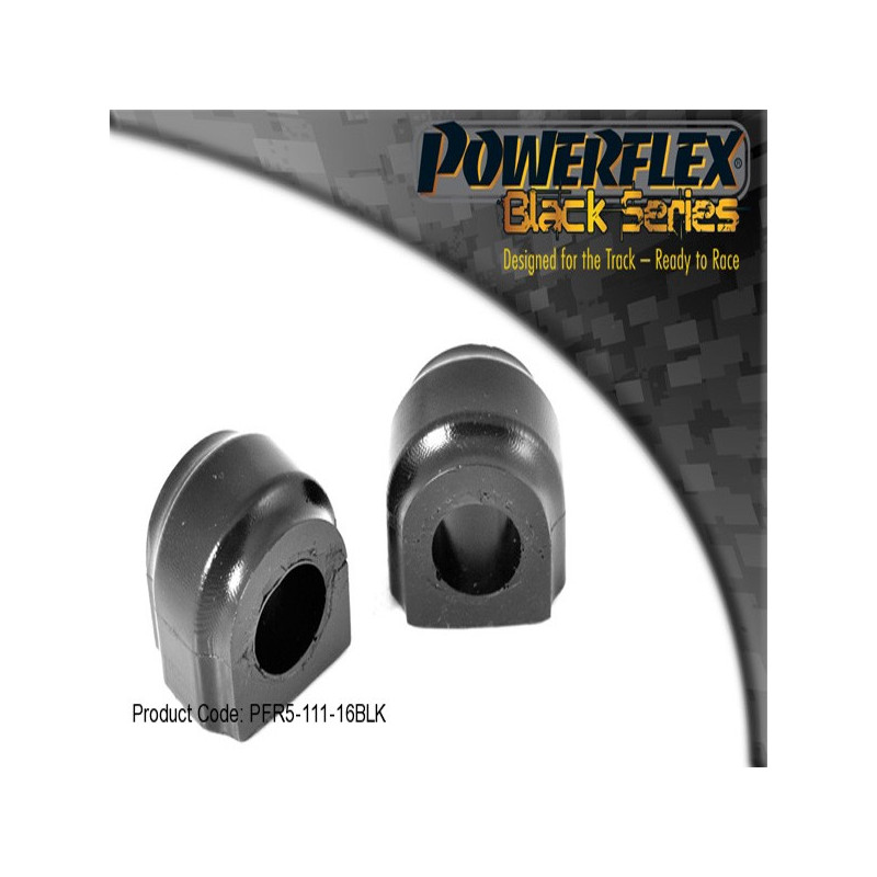 Silent Bloc Powerflex Anti-Roll 16mm Mini 2 R55/56/57 Zwart (2 stuks) - PF-R511116-2 BLK - PFR5-111-16BLK - 5055676523044