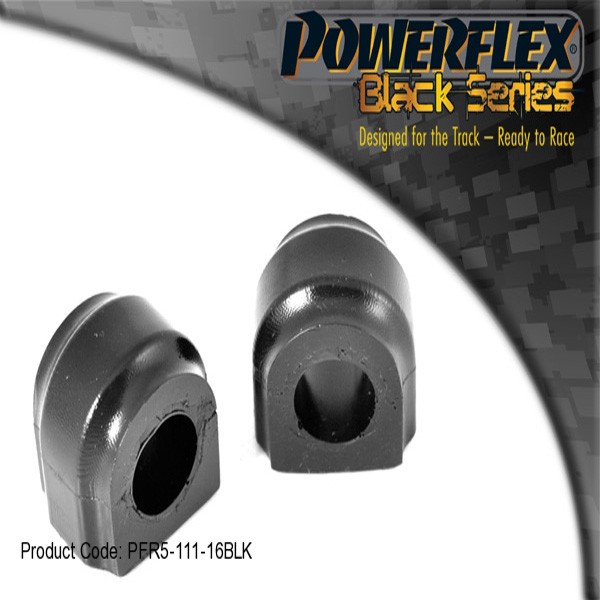 Powerflex Bushing Anti-Roll Bar 16mm Mini 2 R55/56/57 Black (2 Pieces) - PF-R511116-2 BLK - PFR5-111-16BLK - 5055676523044