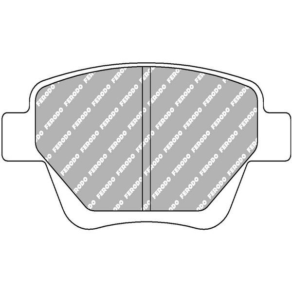 Ferodo DS2500 remblokken achter voor AUDI A3 1.8 TFSI quattro 07.08 - 08.12 remklauw BOSCH - F-CP4316H - FCP4316H - 3661768488461