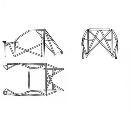 Structure Multipoints Sparco Peugeot 106 Maxi