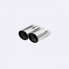 Terminal Echappement Inox Inoxcar BMW E46 325i 2x76mm Racing