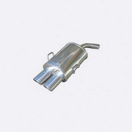 Terminal Echappement Inox Inoxcar BMW 325i/328i E36 2x90x70mm