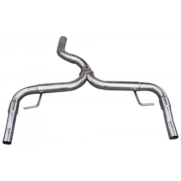 Inoxcar Stainless Rear Exhaust Renault Clio 3 RS (200ch) After 2010 Right and Left - IC-RECL2850 - RECL.28.50 - 3661768345566