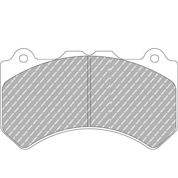 Ferodo DS2500 remblokken voor AUDI RS6 quattro 09.08 - 03.11 remklauw BREMBO - F-RP3133H - FRP3133H - 3661768490143