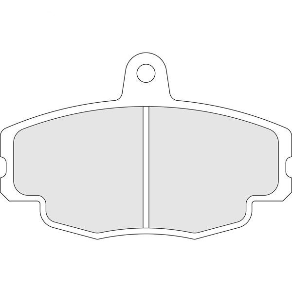 Plaquettes de Frein CL Brakes RC6 Avant Renault Clio 16s/205 - CL-4000-RC6 - 4000RC6 - 3661768201787