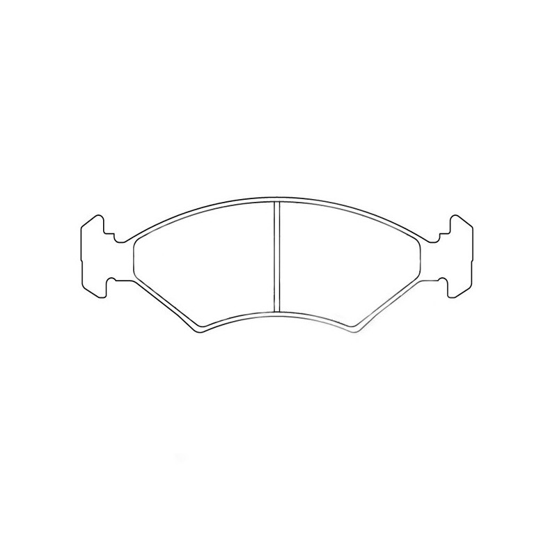 Remblokken CL Remmen RC6 voor FORD Escort MK3 1.6 RS 1600 Turbo van 82 tot 86 - CL-4016-RC6 - 4016RC6 - 3661768317402