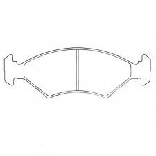 Plaquettes de Frein CL Brakes RC6 avant FORD Escort MK3 1.6 RS 1600 Turbo de 82 à 86