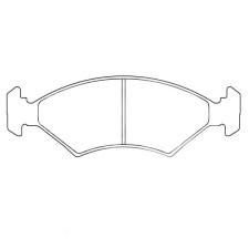 Remblokken CL Remmen RC6 voor FORD Escort MK3 1.6 RS 1600 Turbo van 82 tot 86 - CL-4016-RC6 - 4016RC6 - 3661768317402