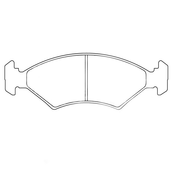 Remblokken CL Remmen RC6 voor FORD Escort MK3 1.6 RS 1600 Turbo van 82 tot 86 - CL-4016-RC6 - 4016RC6 - 3661768317402