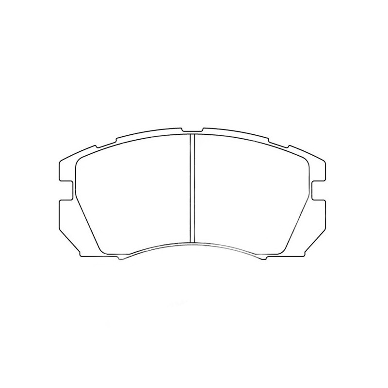 Remblokken CL Remmen RC6 voor Subaru GTT na 1997 - CL-4018-RC6 - 4018RC6 - 3661768270400