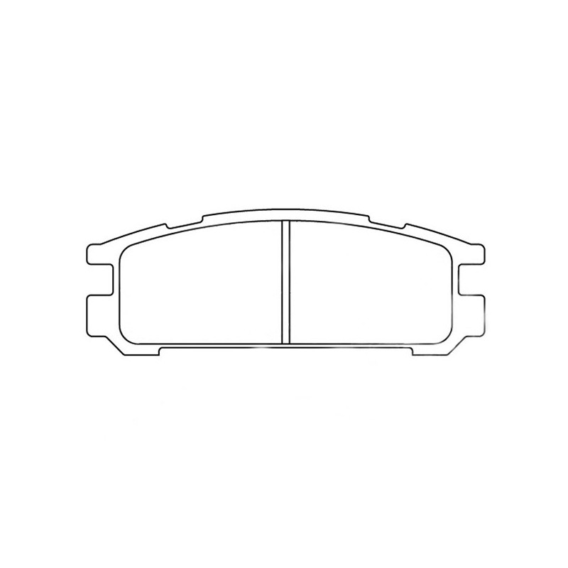 Remblokken CL Brakes RC6 achter Subaru vóór 1999 - CL-4019-RC6 - 4019RC6 - 3661768201886