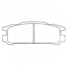 Plaquettes de Frein CL Brakes RC6 arrière Subaru avant 1999