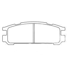 Remblokken CL Brakes RC6 achter Subaru vóór 1999 - CL-4019-RC6 - 4019RC6 - 3661768201886