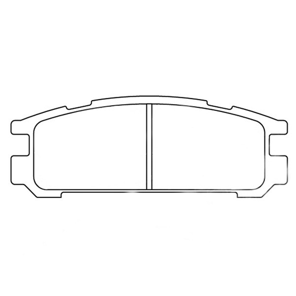 Remblokken CL Brakes RC6 achter Subaru vóór 1999 - CL-4019-RC6 - 4019RC6 - 3661768201886