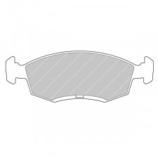 CL Brakes (Carbone Lorraine) front brake pads Ford Escort Mk2 2000 RS