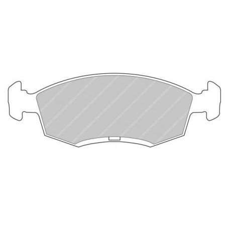 Plaquettes de frein avant CL Brakes (Carbone Lorraine) Ford Escort Mk2 2000 RS
