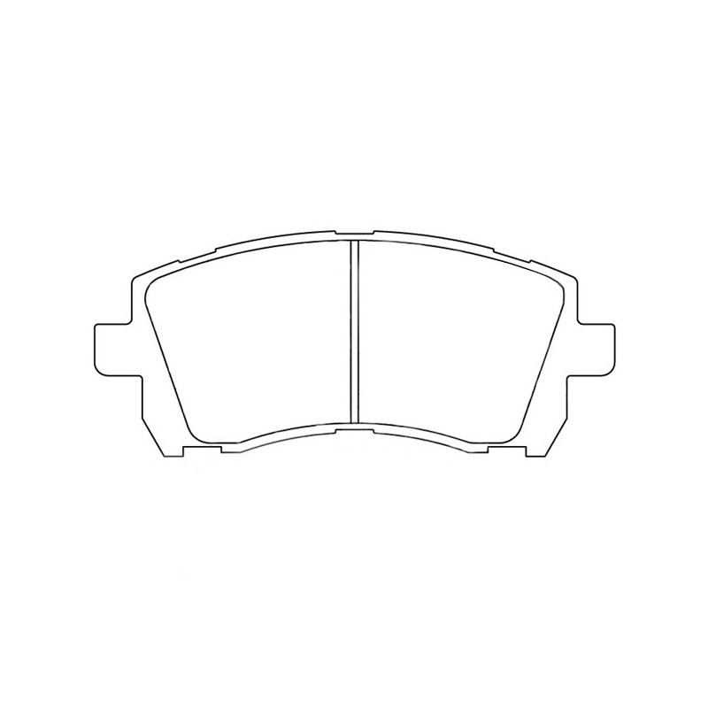 Remblokken CL Brakes RC5 plus voor SUBARU Impreza 2.0i Turbo GT (211HP) van 96 tot 98 - CL-4029-RC5 - 4029RC5 - 3661768422984
