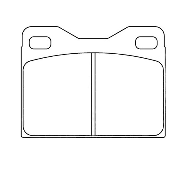 Remblokken CL Remmen RC6 Peugeot 208 R2 / Triumph Dolomite - CL-5002W43T14RC6 - 5002W43T14,5RC6 - 3661768202296