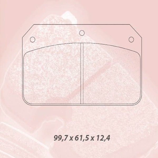 Pastiglie di Freno CL Brakes RC5 plus Wilwood Dynalite - CL-5025W46T12RC5 - 5025W46T12RC5 - 3661768285961