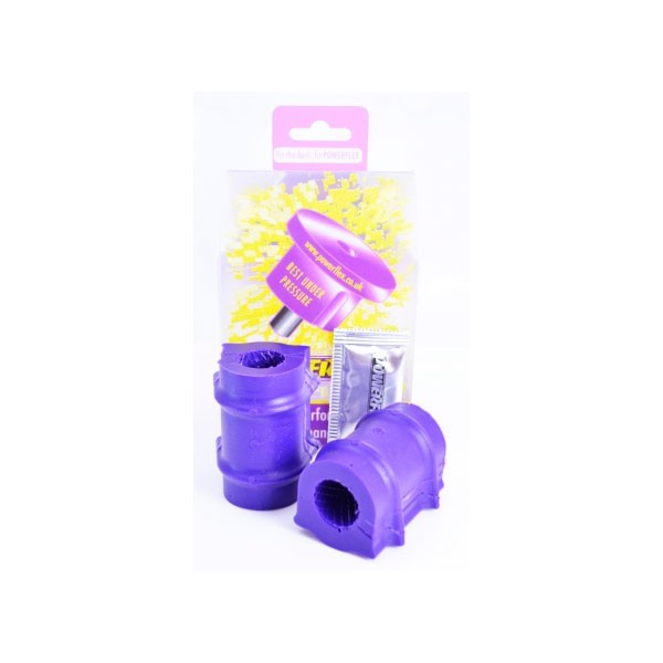 Silentbloc Powerflex pentru bară antiruliu față Renault R21 și Turbo, 23 mm (2 bucăți) - PF-F6060223-2 - PFF60-602-23 - 5055676507051