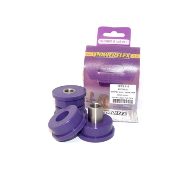 Silentblocuri Powerflex pentru trenul de rulare față și spate Audi 80/90 Cabriolet/Coupé 1973-1996 (2 bucăți) - PF-R3110-2 - PFR3-110 - 5055676500694
