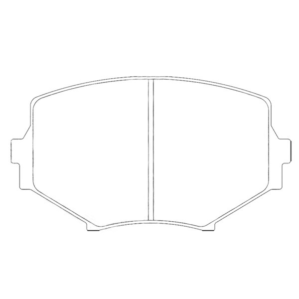 Plăcuțe de frână CL Brakes RC5 pentru Mazda MX5 fabricate înainte de 1999 - CL-4107-RC5 - 4107RC5 - 3661768493175