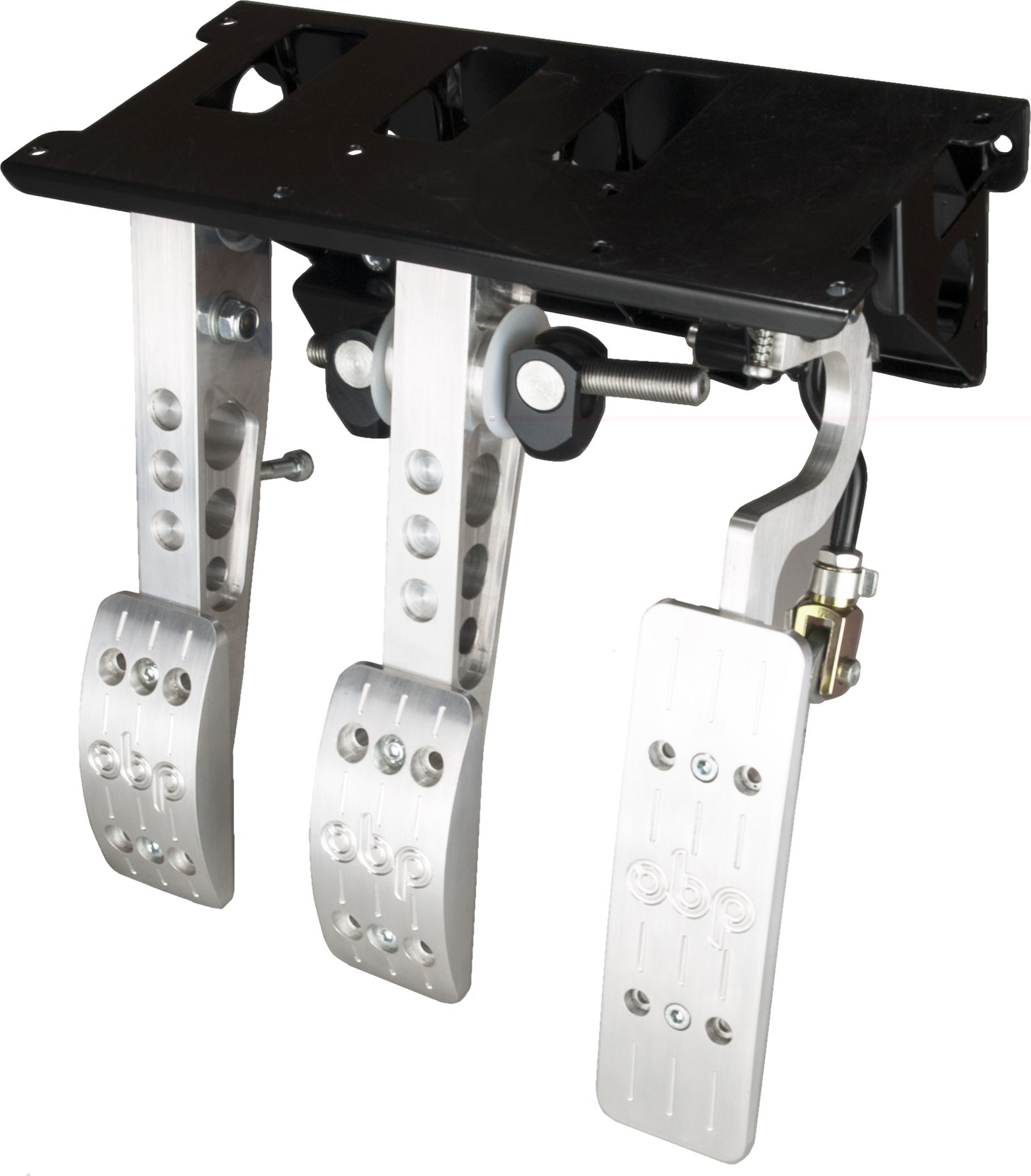 OBP Top Mounted Pedal Box with 3 Pedals without Master cylinder 5:1 - OBP-0002PRT - OBP0002PRT - 3661768428665