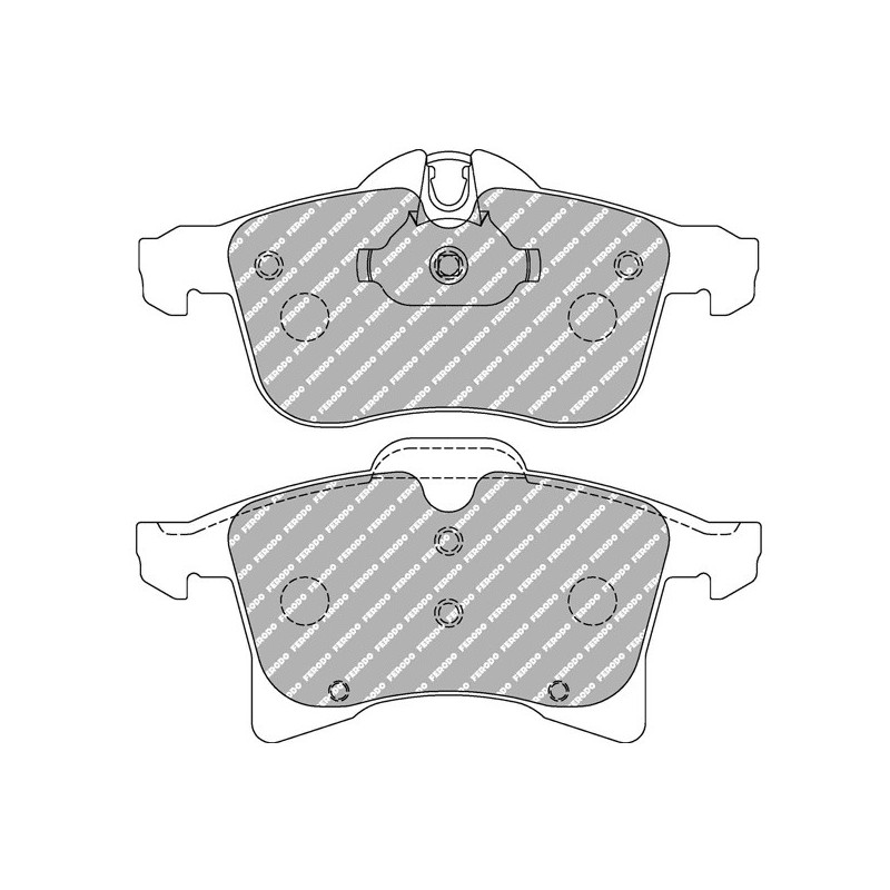 Ferodo DS2500 voorremblokken voor HOLDEN COMBO Box 1.6 i 09.02 - 04.05 remklauw ATE - F-CP1640H - FCP1640H - 3661768499634