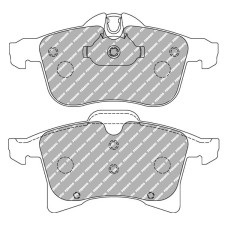 Ferodo DS2500 voorremblokken voor HOLDEN COMBO Box 1.6 i 09.02 - 04.05 remklauw ATE - F-CP1640H - FCP1640H - 3661768499634