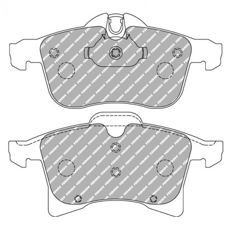 Plaquettes de frein Ferodo DS2500 avant pour HOLDEN COMBO Box 1.6 i 09.02 - 04.05 étrier ATE