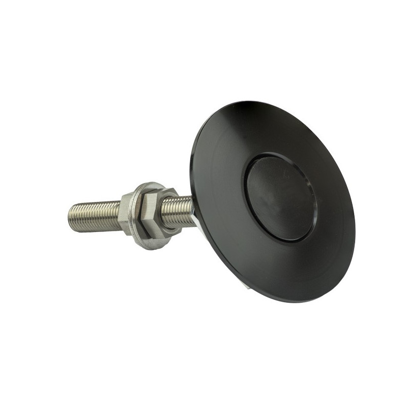 Duwklem 44mm Lengte 75mm zwart aluminium - AS-PFEQL15BK - PFEQL15BK - 3661768492864