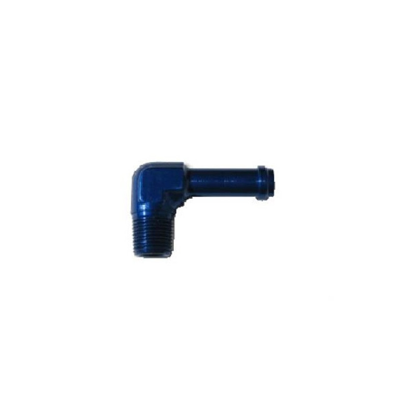 Goodridge 90° gesmede adapter 3/8x18 aluminium buis - G-AN842-08D - AN842-08D - 3661768012048
