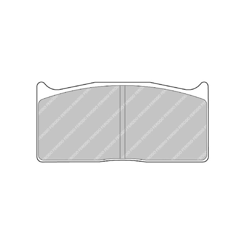 Ferodo DS1.11 remblokken achter voor MITSUBISHI Lancer EVO IX-X Gr.N Asphalt 01.06 - remklauw BREMBO - F-RP308W - FRP308W - 3661768514740