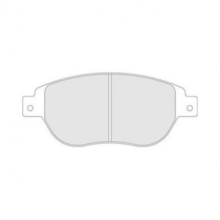 Plaquettes de Frein Carbone Lorraine RC5plus Avant Peugeot 206 RC