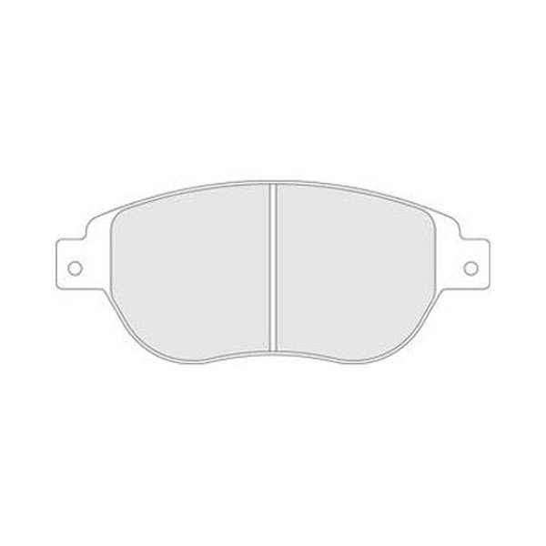 Carbone Lorraine RC5plus Front Brake Pads Peugeot 206 RC - CL-4073-RC5 - 4073RC5 - 3661768515082