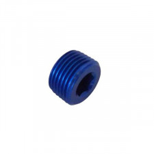 Goodridge Male Hollow Cap 1/4x18 NPT Aluminium