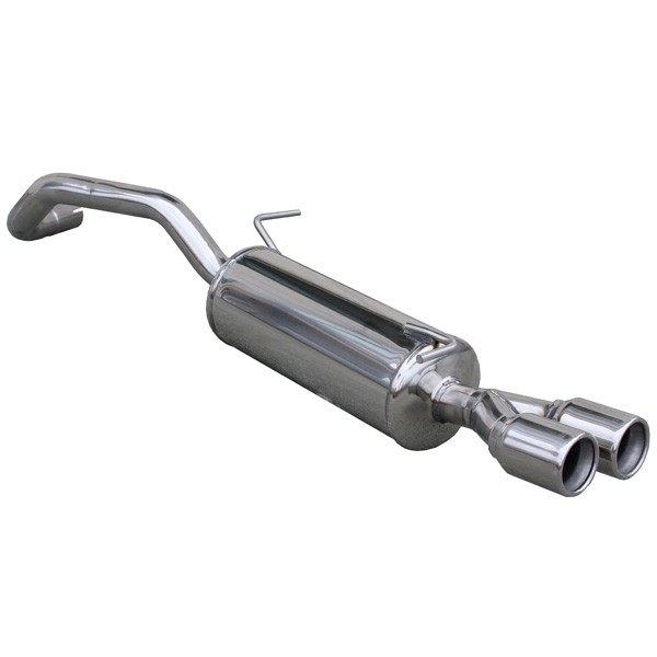 Inoxcar Stainless Steel Rear Exhaust Audi A1 1.4TFSi 185ch After 2011 2x80 - IC-AUA101D8 - AUA1.01.D8 - 3661768518571