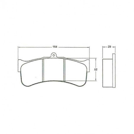 Pasti per freni PFC Brakes 7799.01 / 29 mm