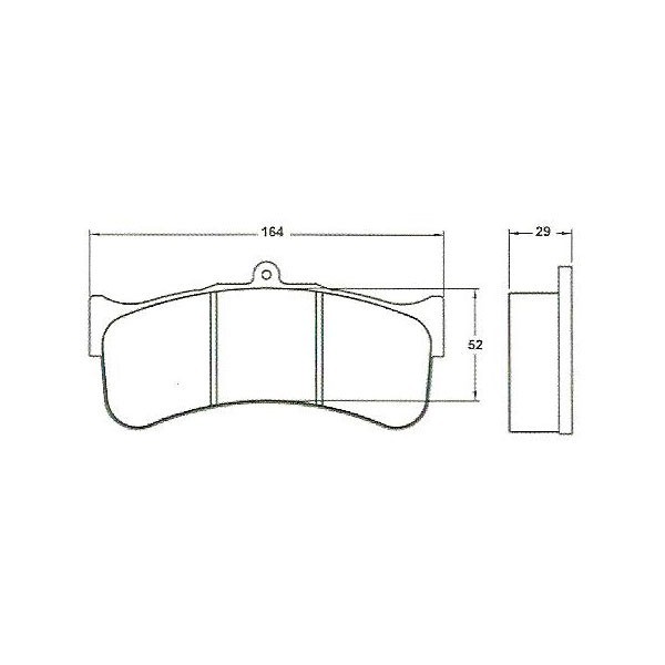 Plăcuțe de frână PFC Brakes 7799.01 / 29 mm - PFC-7797-01-2944 - 3661768171820