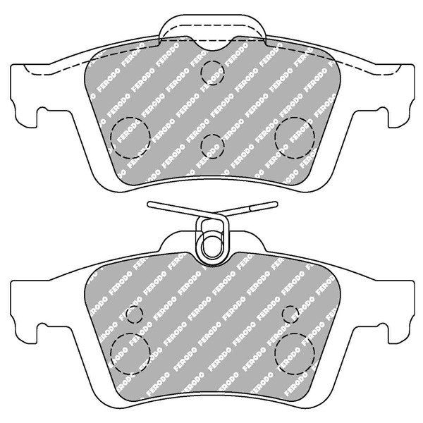 Pastiglie Freno Ferodo DS25 Posteriore Mazda 3 - F-CP1931H - FCP1931H - 3661768522134