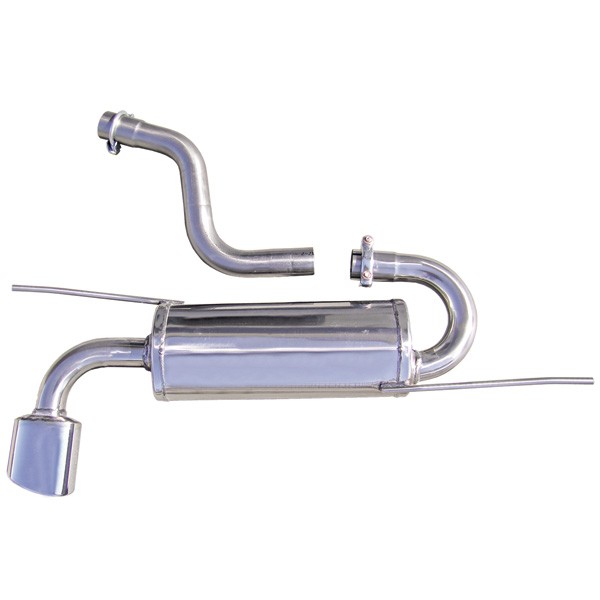 Inoxcar Stainless Steel Rear Exhaust Volkswagen Scirocco 1.4 TSI 1X 120X80mm - IC-WSCI02SB - WSCI.02.SB - 3661768524404